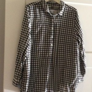 J Jill plaid shirt